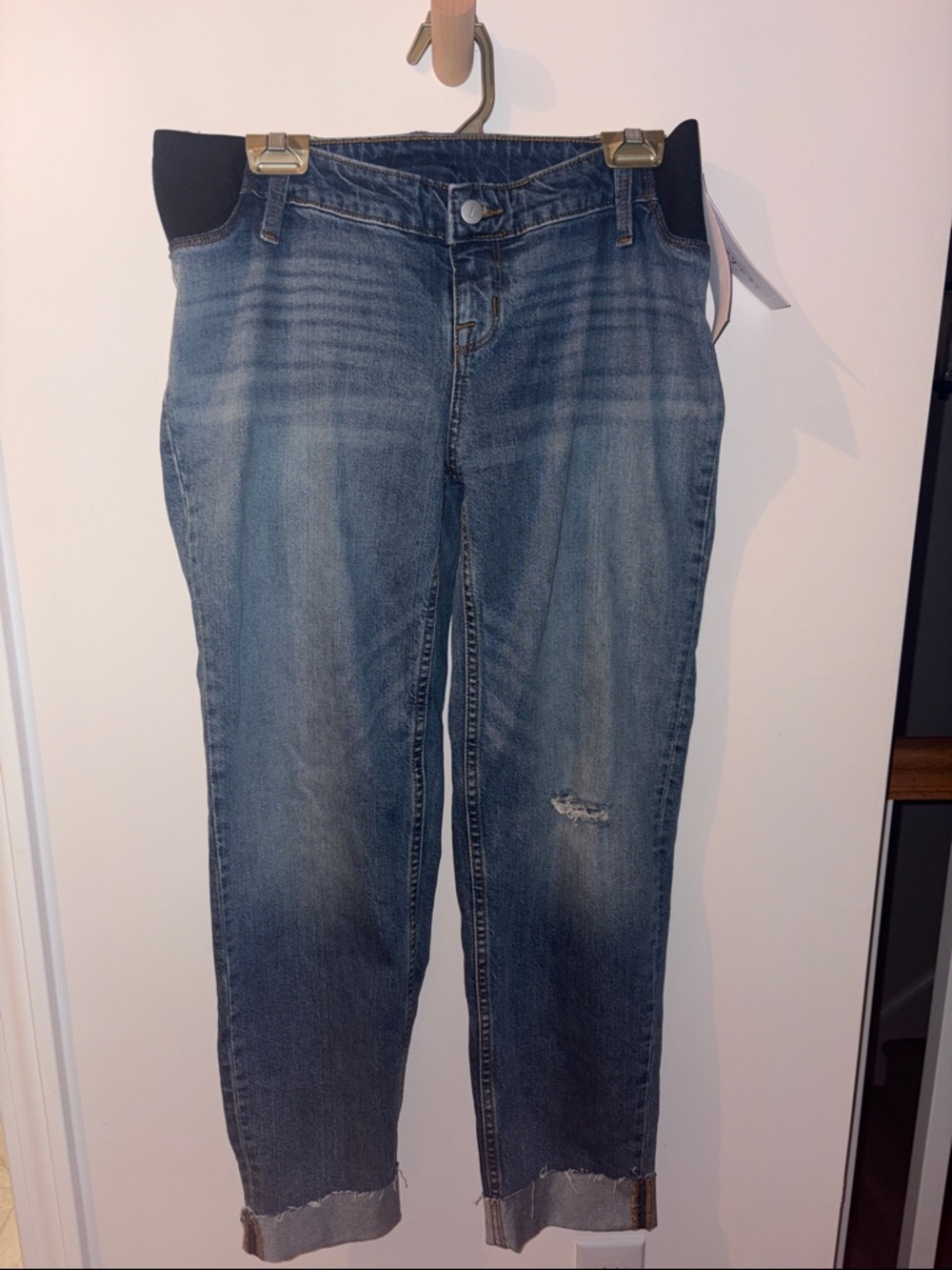 Isabel Maternity by Ingrid & Isabel Medium Blue Boyfriend Maternity Jeans